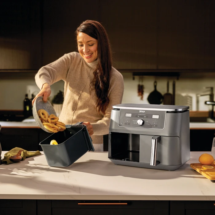 Thumbnail 4 de Ninja Dual Zone DZ400EU: Heißluftfritteuse mit zwei Schubladen für gleichzeitiges Garen