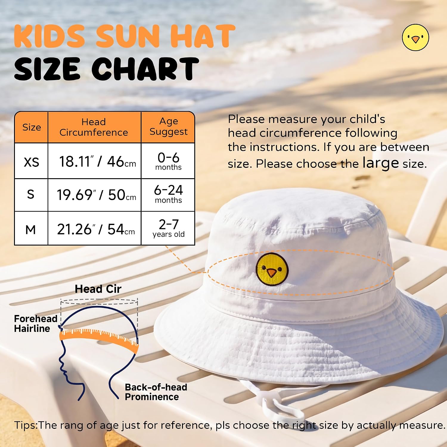 Detalle de RIVBOS Baby Sun Hat Polyester