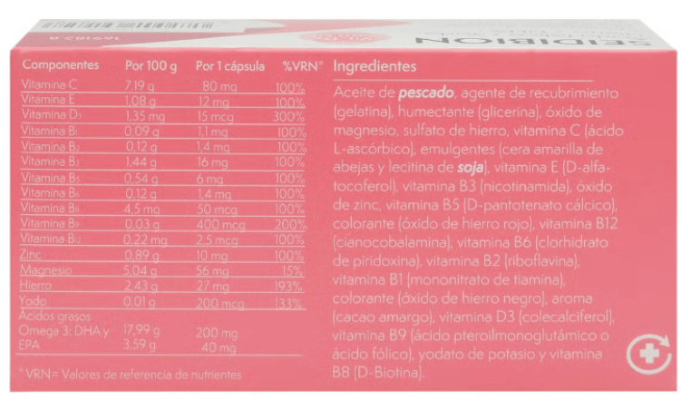 Thumbnail 1 de Seidibion Prime 60 cápsulas suplemento para energía diaria