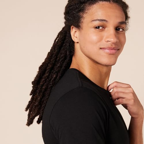 Thumbnail 4 de Amazon Essentials Camisetas de cuello redondo de corte ajustado para hombre – Paquete de 6, color negro, talla S