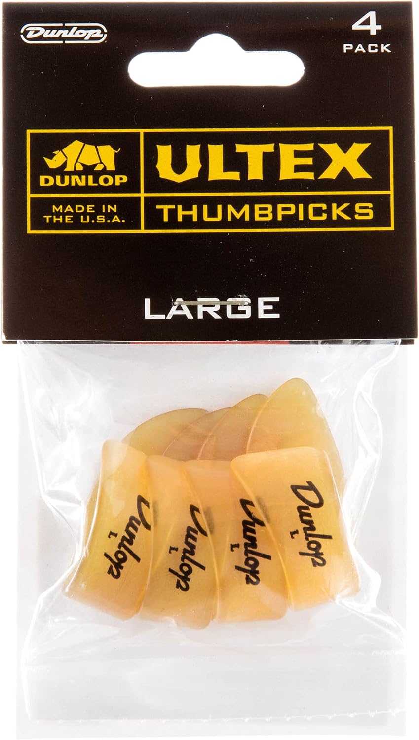 Detalle de Jim Dunlop 9073P Ultex – kostki kciukowe do gitary, Large, 4 szt.