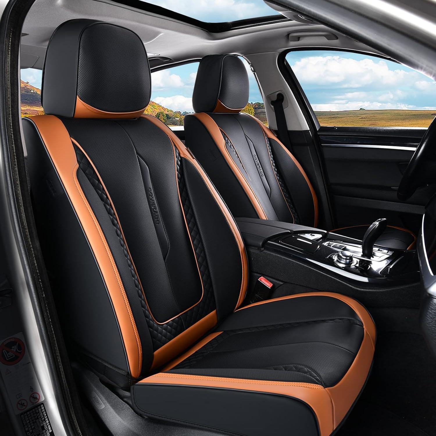 Thumbnail 6 de Coverado Front Seat Covers Leatherette