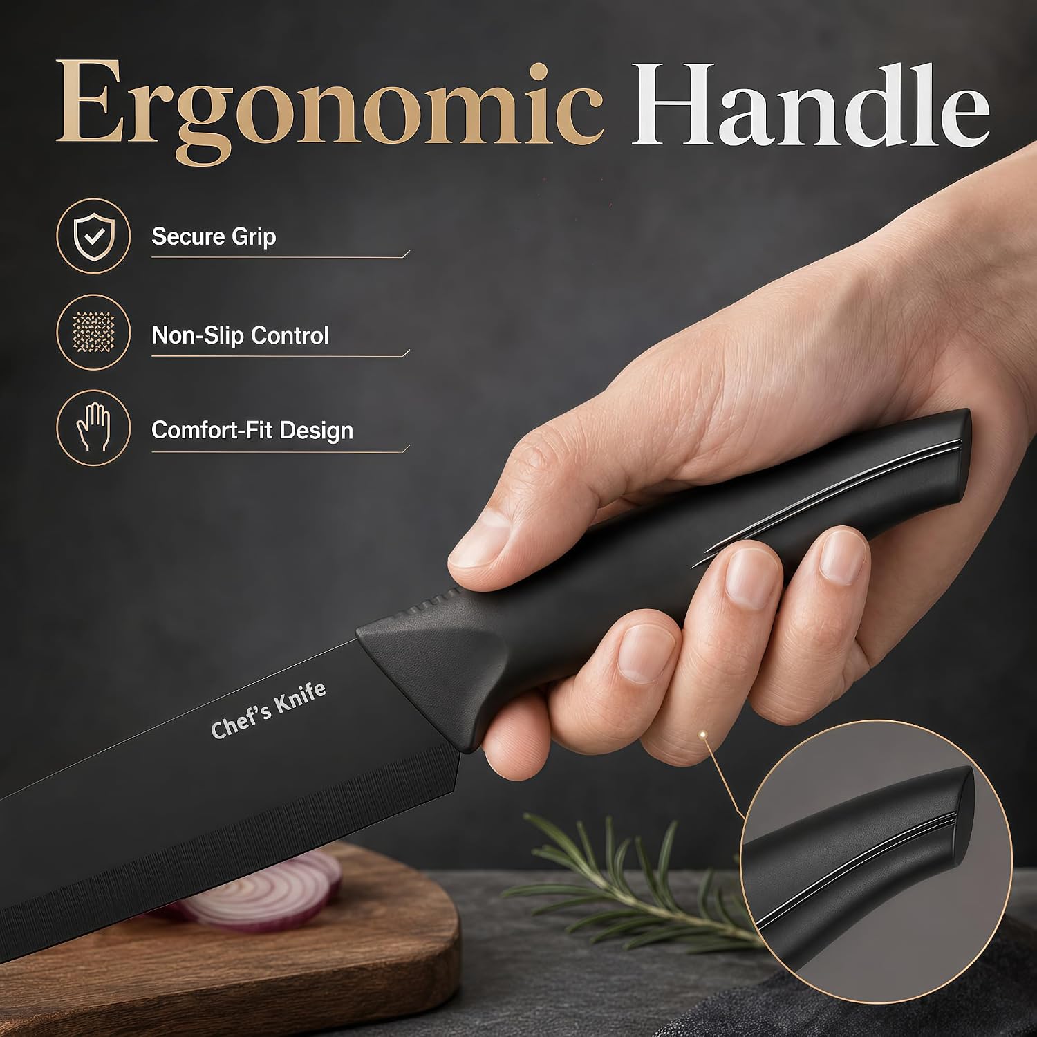 Thumbnail 6 de LINHAO Kitchen Knife Set, 14-Piece