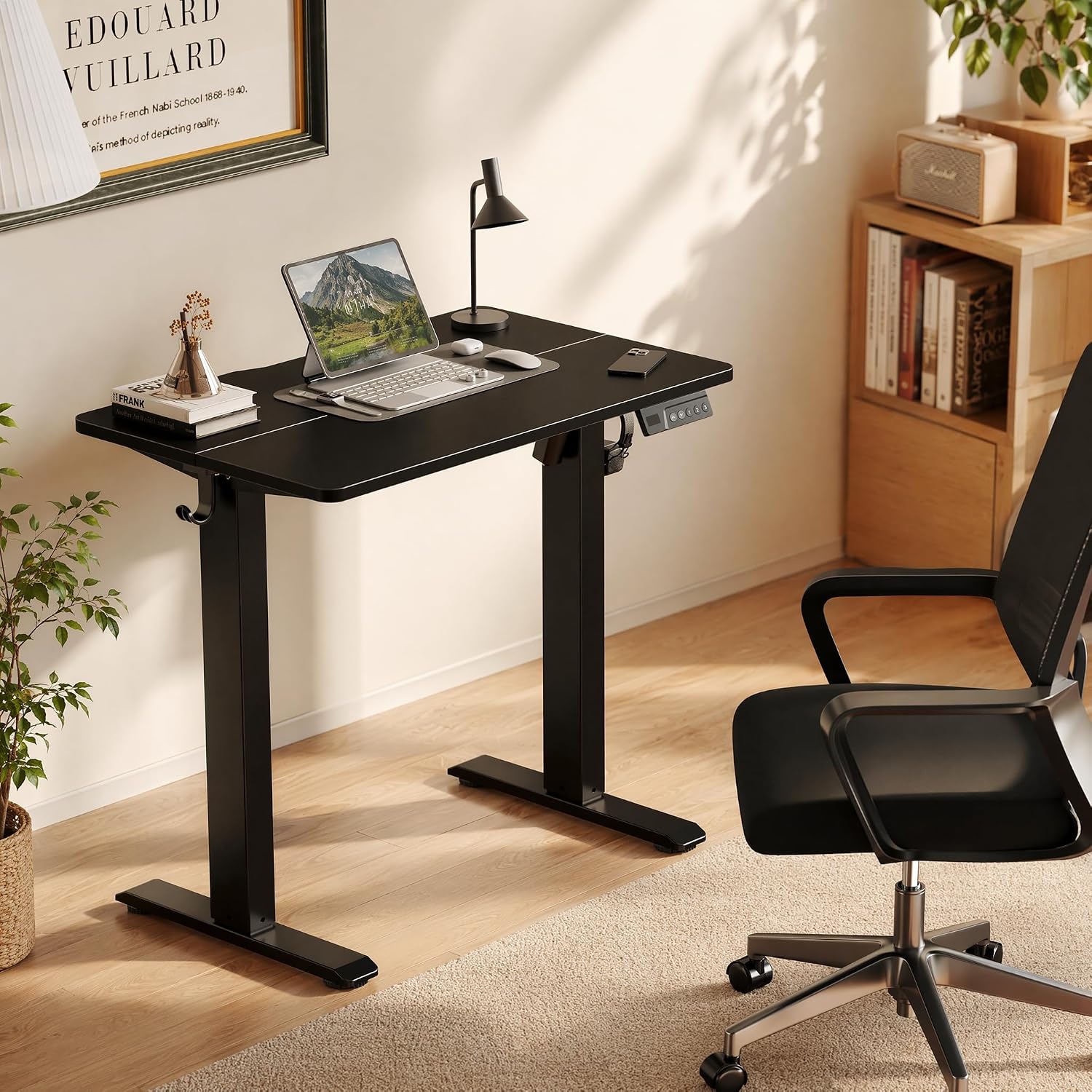 Detalle 2 de Claiks P1.01.001.0034 Electric Standing Desk, 32 x 19-Inch Black