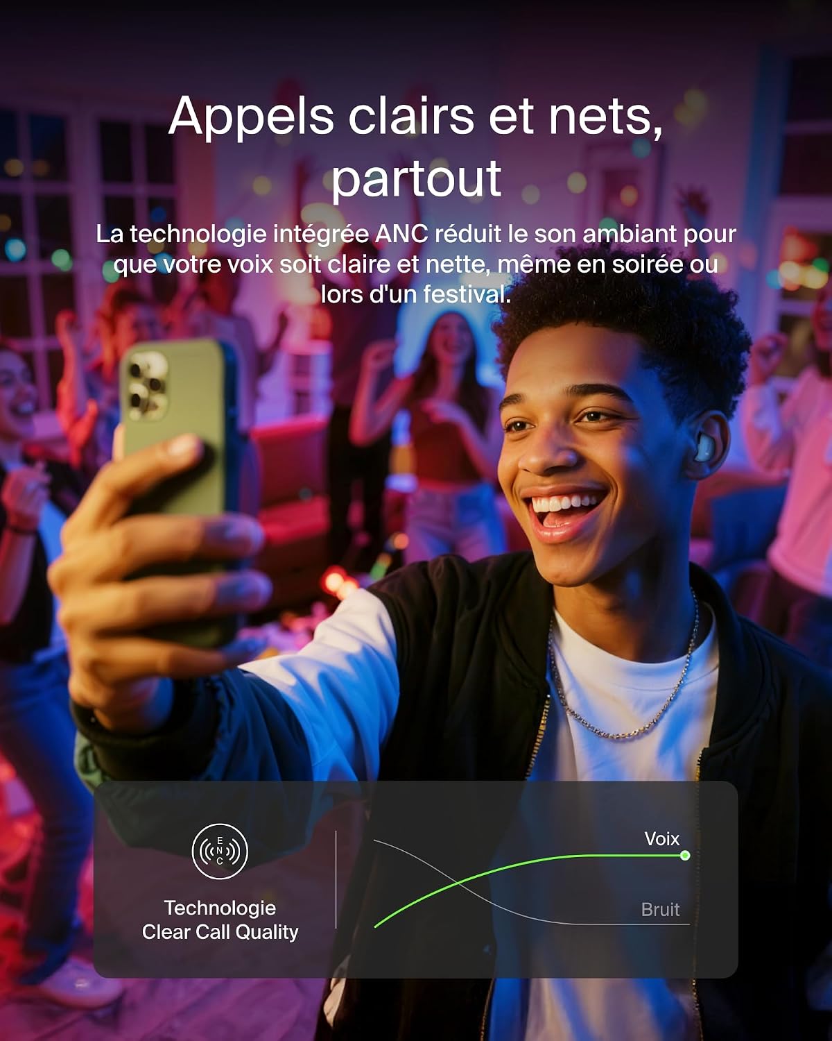 Thumbnail 5 de Belkin SoundForm Anywhere Écouteurs Bluetooth 26h