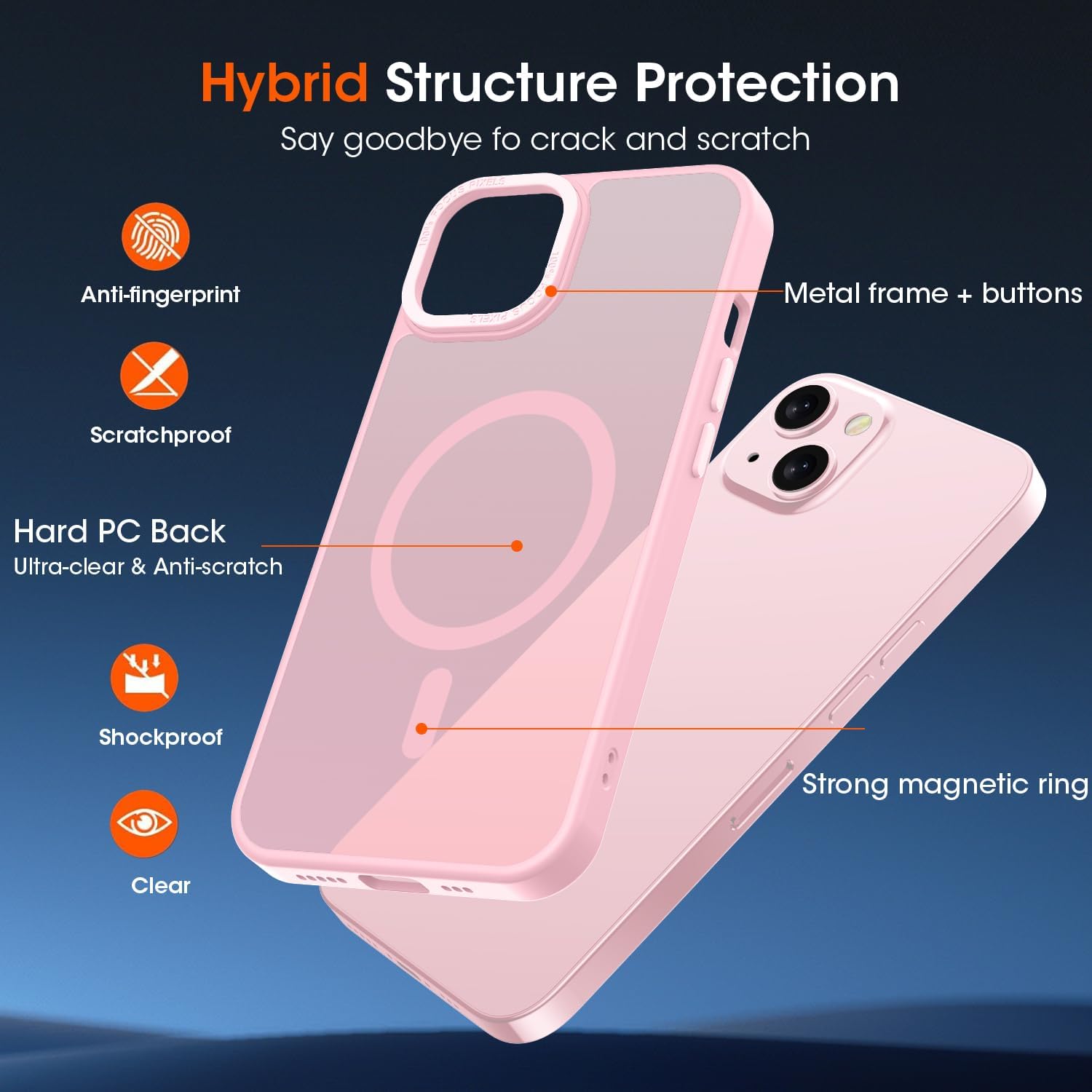 Thumbnail 1 de KPPIT Magnetic Case for iPhone 15 6.1-inch