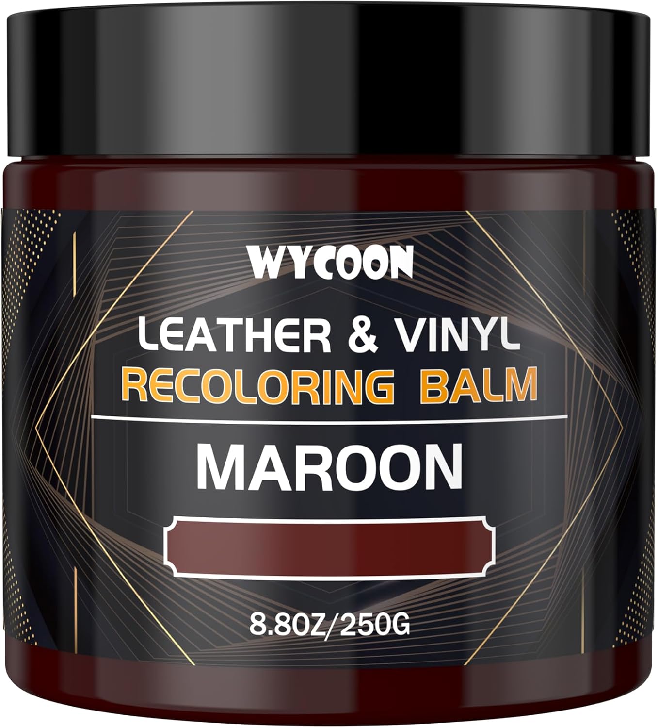 Detalle de WYCOON Kit Riparazione Pelle Borgogna con tintura liquida, vernice e crema colorante per divani, mobili e interni auto