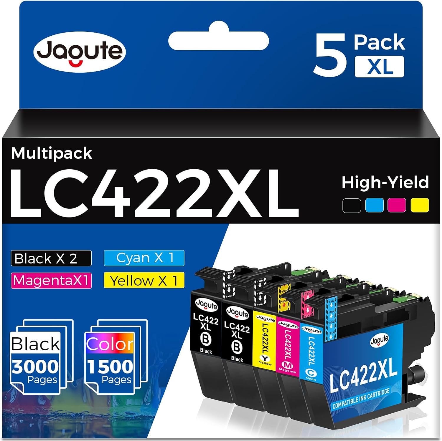 Jagute LC422XL cartucce inkjet 5 pack