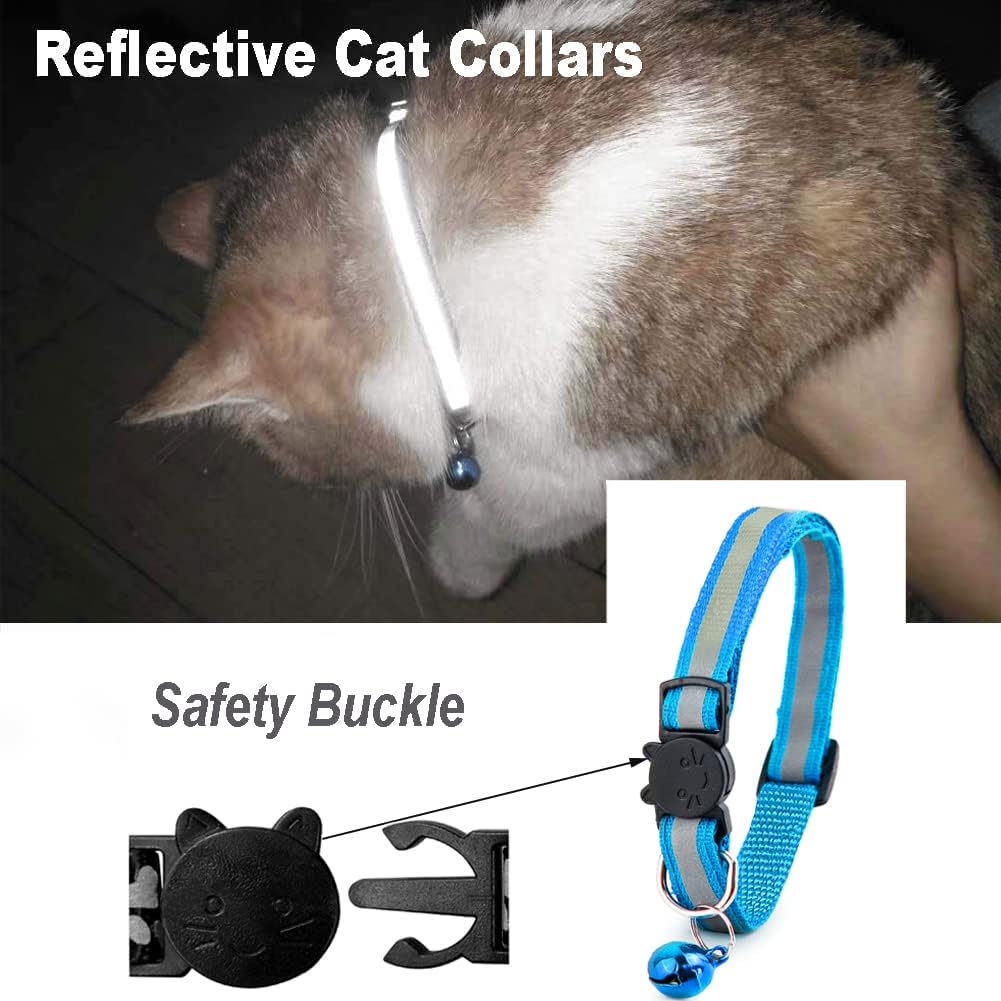 Thumbnail 2 de 12 Paquetes Collar gato Reflectante con Hebilla