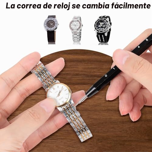 Detalle 2 de AiQInu Watch Repair kit01 – Juego de herramientas de relojería multifuncional de 150 piezas