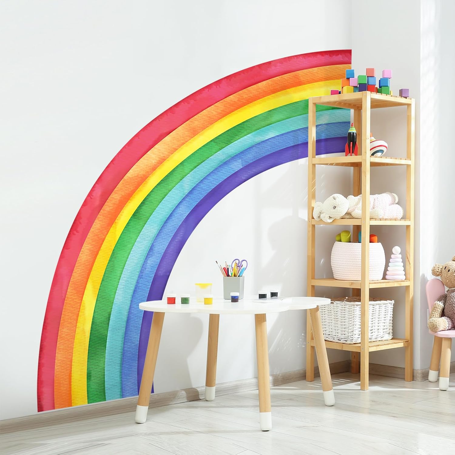 Detalle 2 de Rainbow wall stickers 158 x 143 cm