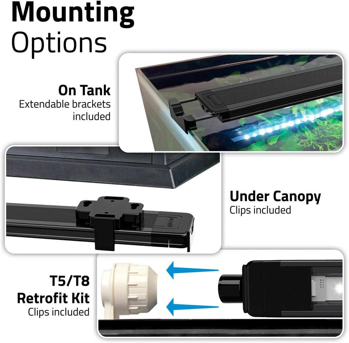 Thumbnail 6 de Fluval AquaSky LED 3.0 21W, 75–106,4 cm
