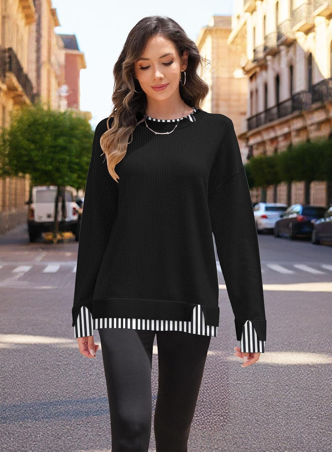 Thumbnail 6 de Disamer Womens Sweater 2026 Cozy Knit Pullover