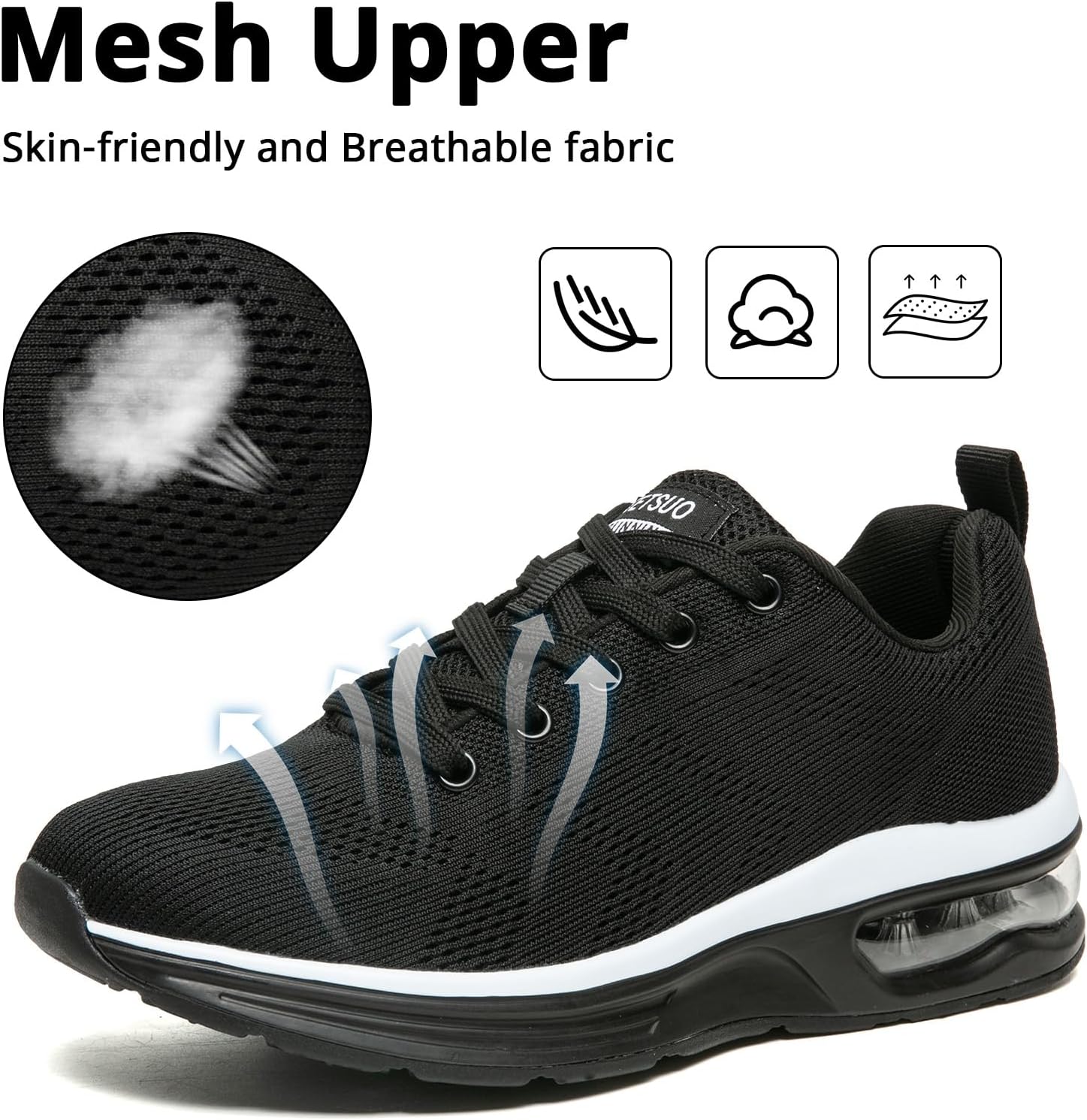 Detalle de Womens Trainers Breathable Running Shoes