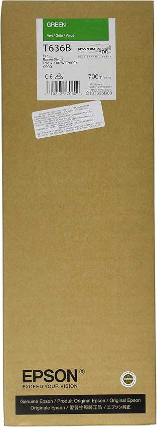 Detalle de Epson C13T636A00 cartucho tinta naranja 🖨