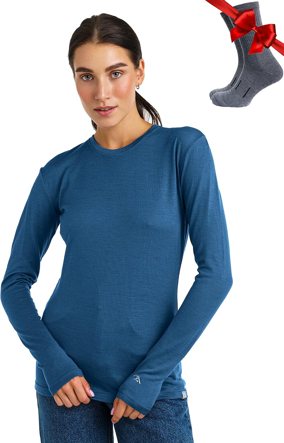 Thumbnail 5 de Merino.tech Merino Shirt Damen Langarm 100% Merino