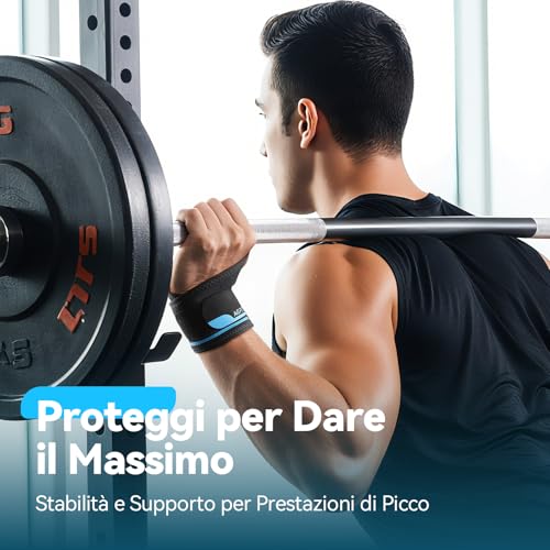 Detalle 2 de AGPTEK Tutore Tunnel Carpale e Tendinite per Polso Destro – Supporto ibrido confortevole
