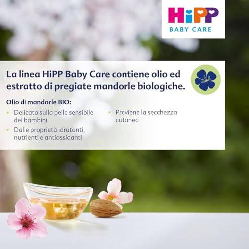 Detalle 2 de HiPP Happy Bagnetto HiPP: Bagnoschiuma Neonato Formato Famiglia, pH Neutro e Mandorle Bio (1000 ml)