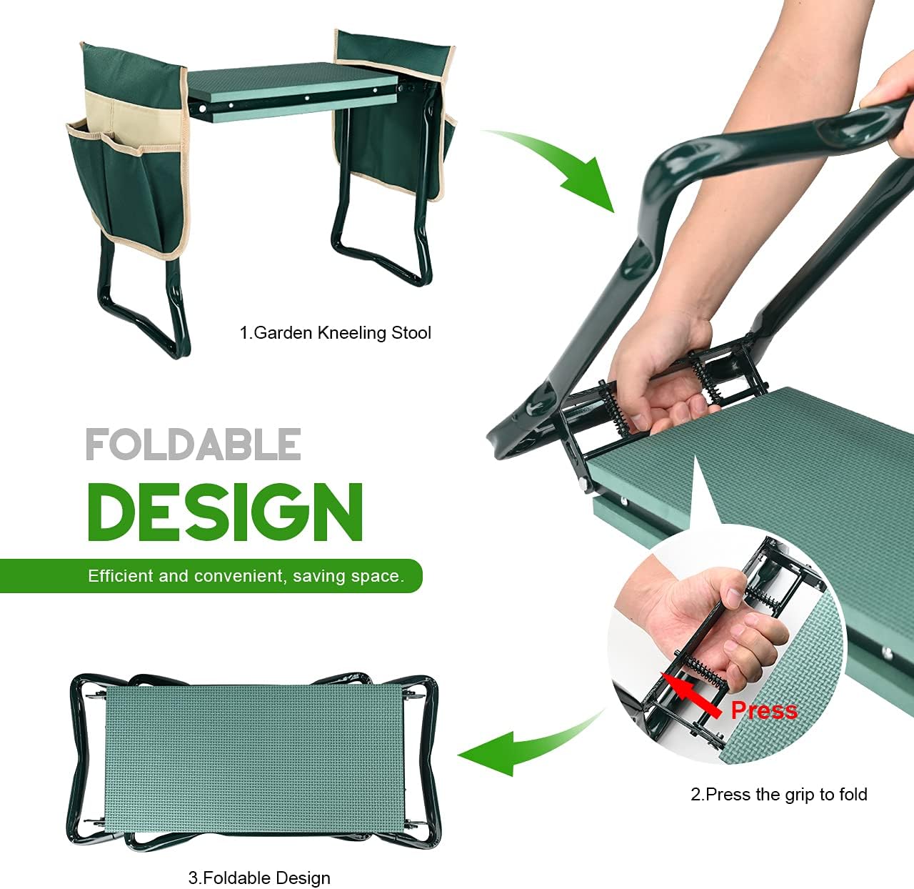 Thumbnail 5 de KVR Upgraded Garden Kneeler and Seat Review