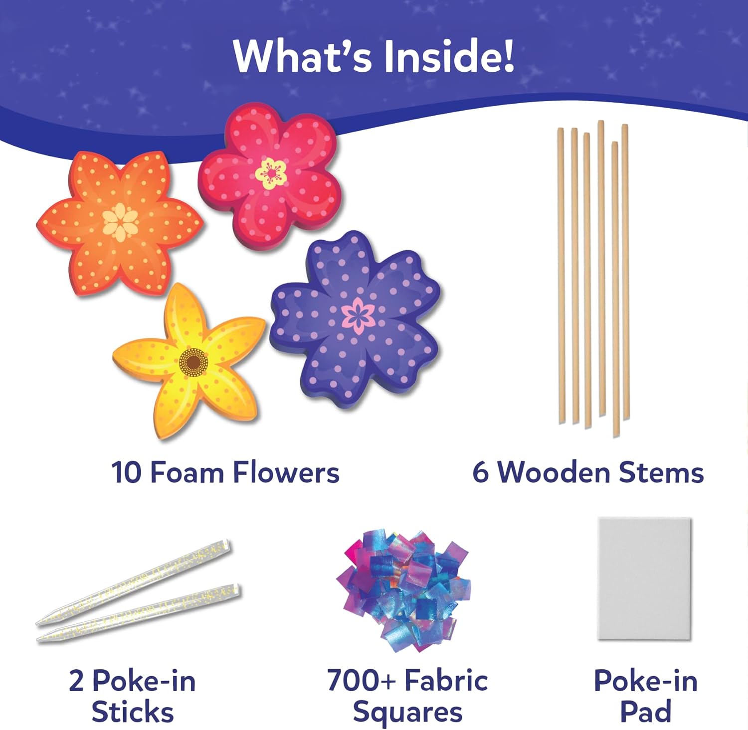 Detalle de Skillmatics Poke-in Art Flower Bouquet kit
