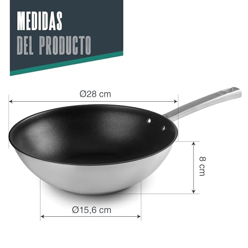 Thumbnail 1 de Lacor Wok Foodie 28 cm ⚙