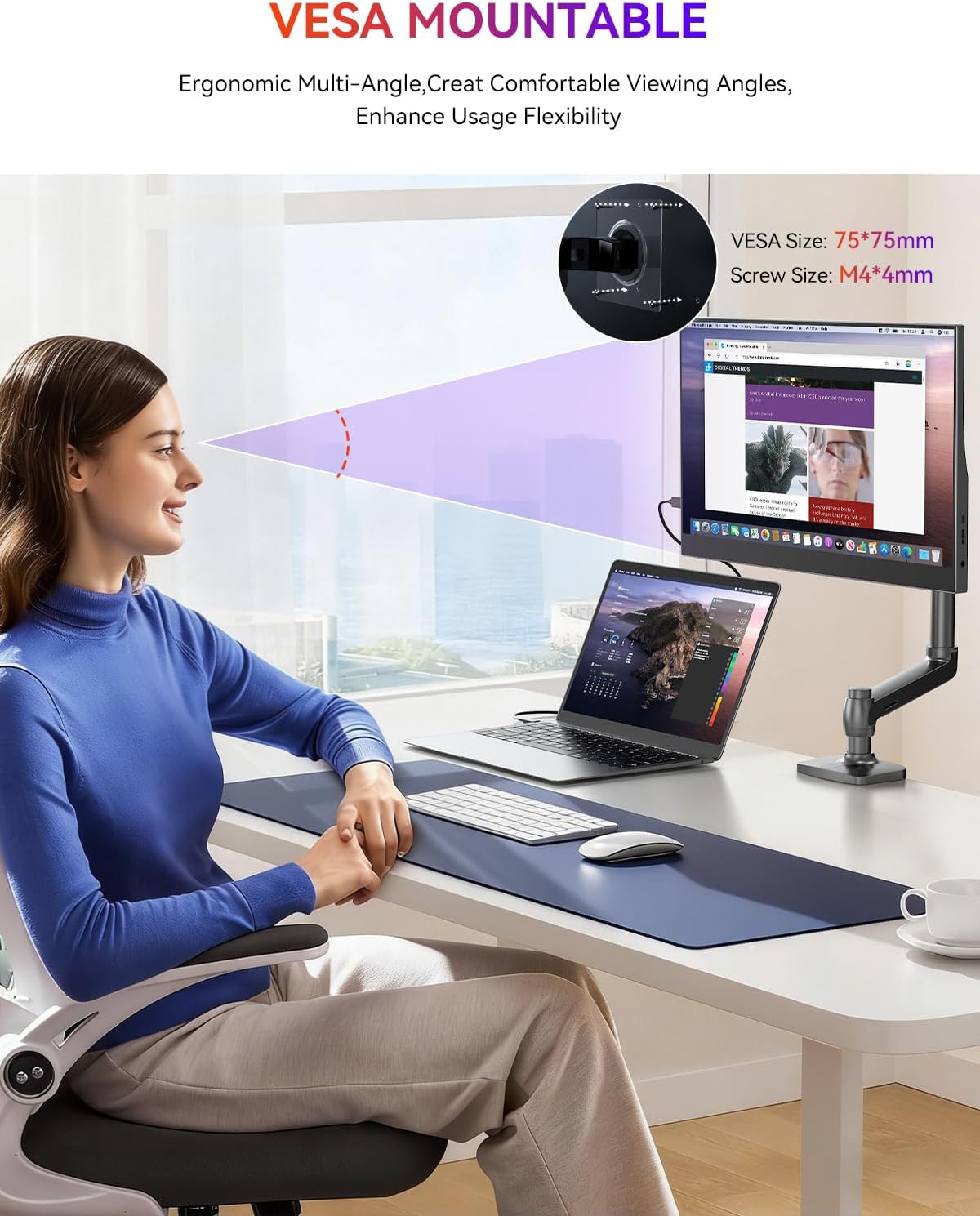 Detalle 2 de UPERFECT Portable Monitor 15.6-inch FHD display