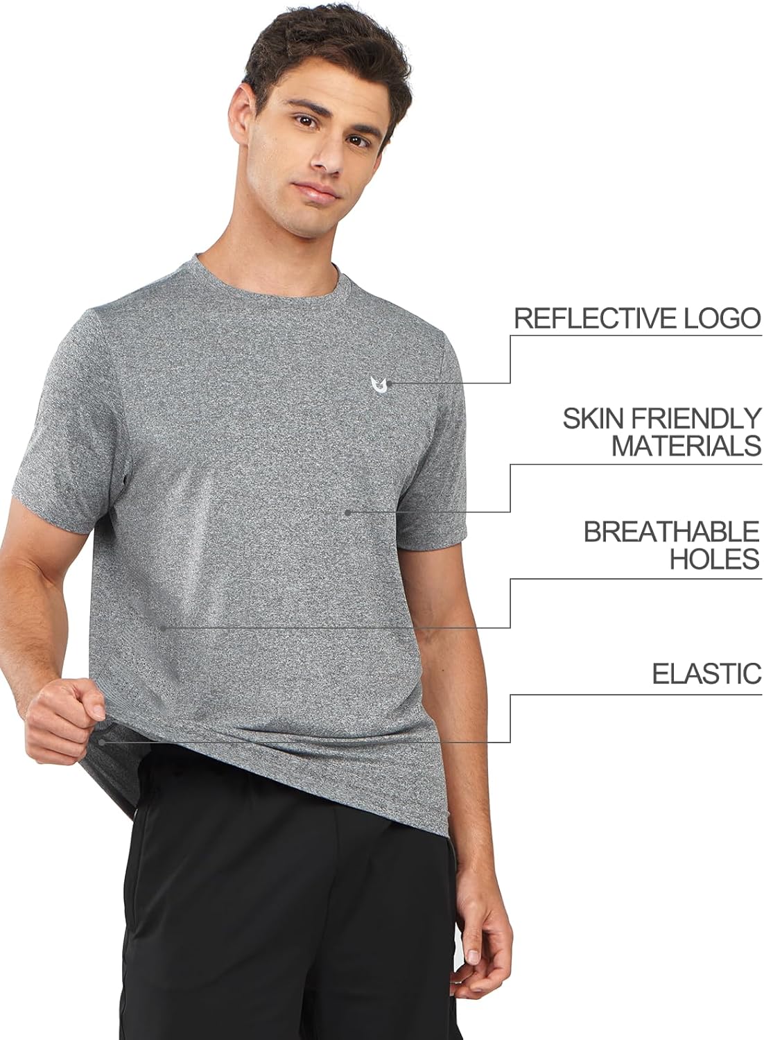 Thumbnail 4 de NORTHYARD Breathable 2.0™ Men’s Athletic Workout T-Shirt