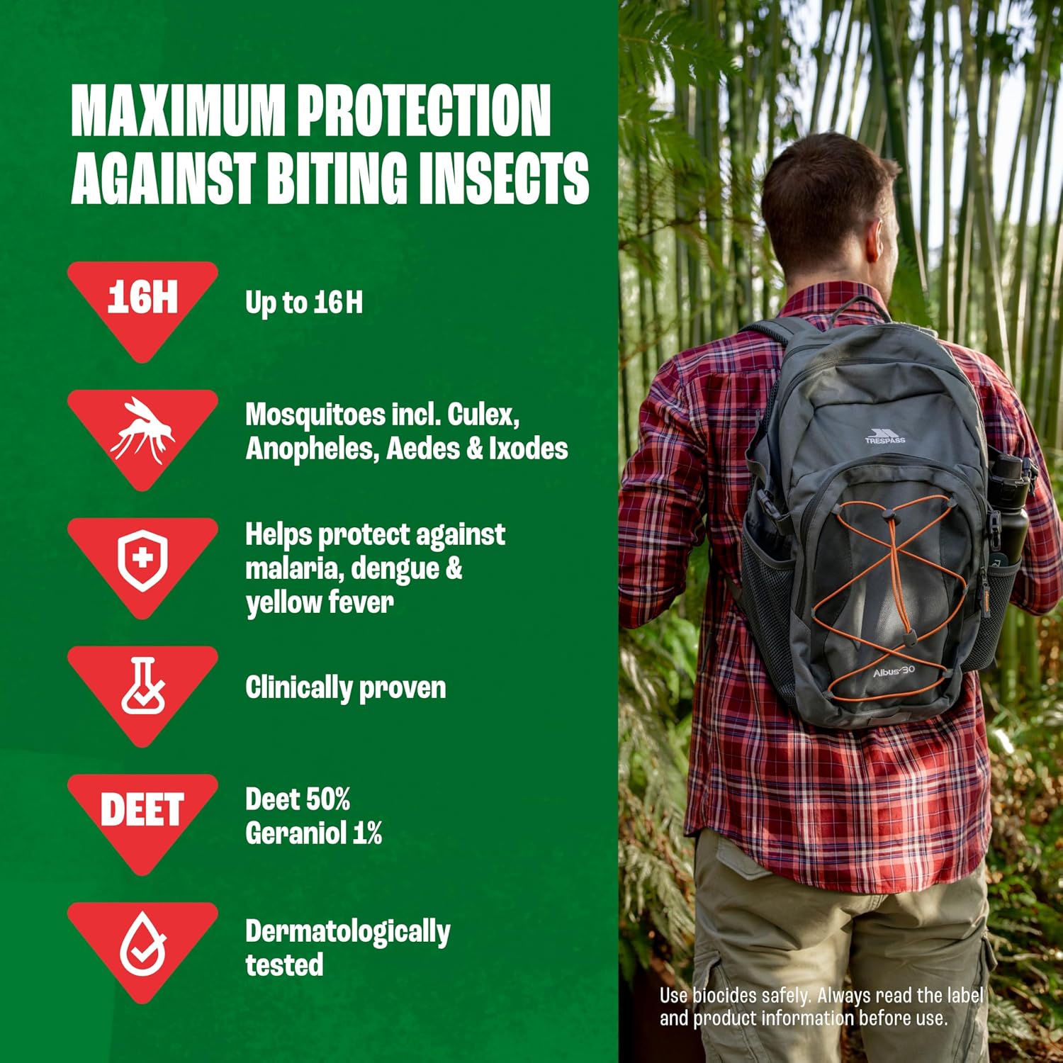 Thumbnail 2 de Jungle Formula Maximum 50% DEET Insect Repellent Aerosol 125ml