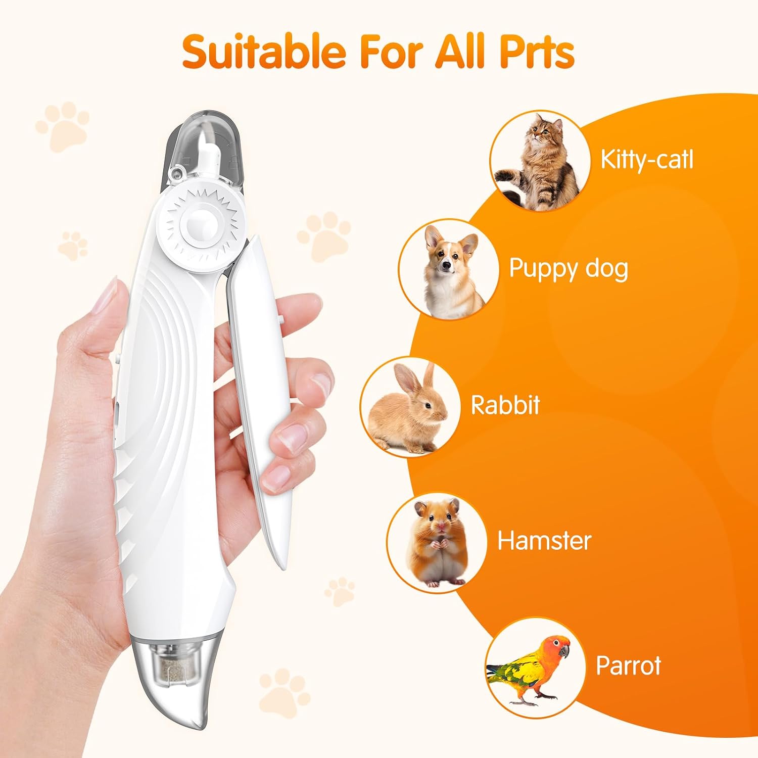 Thumbnail 6 de IJIAMY 2-in-1 Dog Nail Clippers & Grinder 4h
