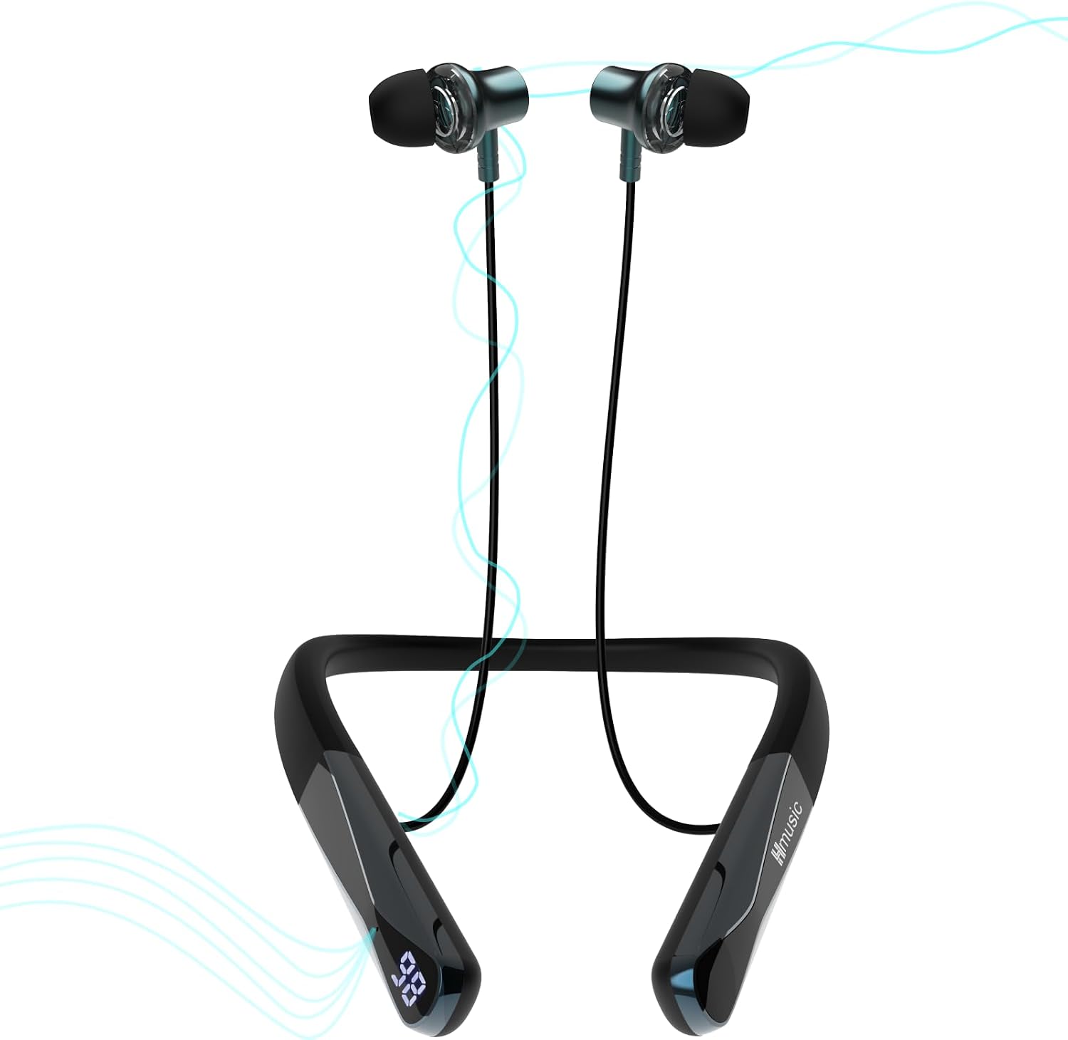 Detalle de Hmusic H08 Neckband Headphones Bluetooth 6.0