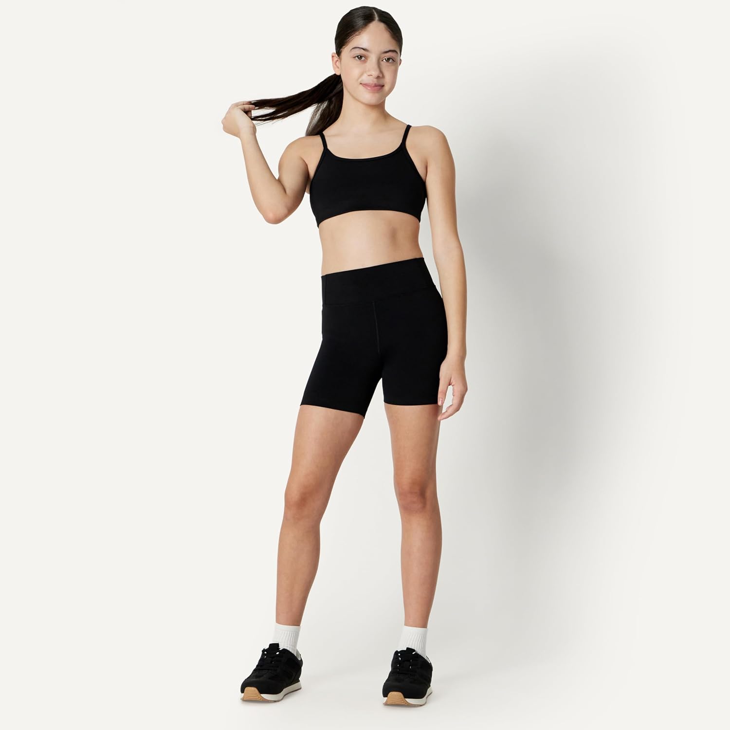 Thumbnail 4 de Amazon Essentials Girls Athletic FormFlex Buttery Soft Light Support Spaghetti Strap Training Sports Bra