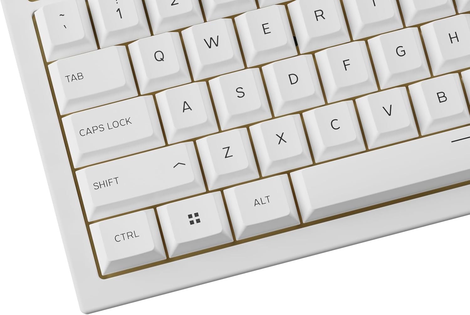 Detalle 2 de GLORIOUS Gaming 115x GPBT Cherry Profile Keycaps in Arctic White