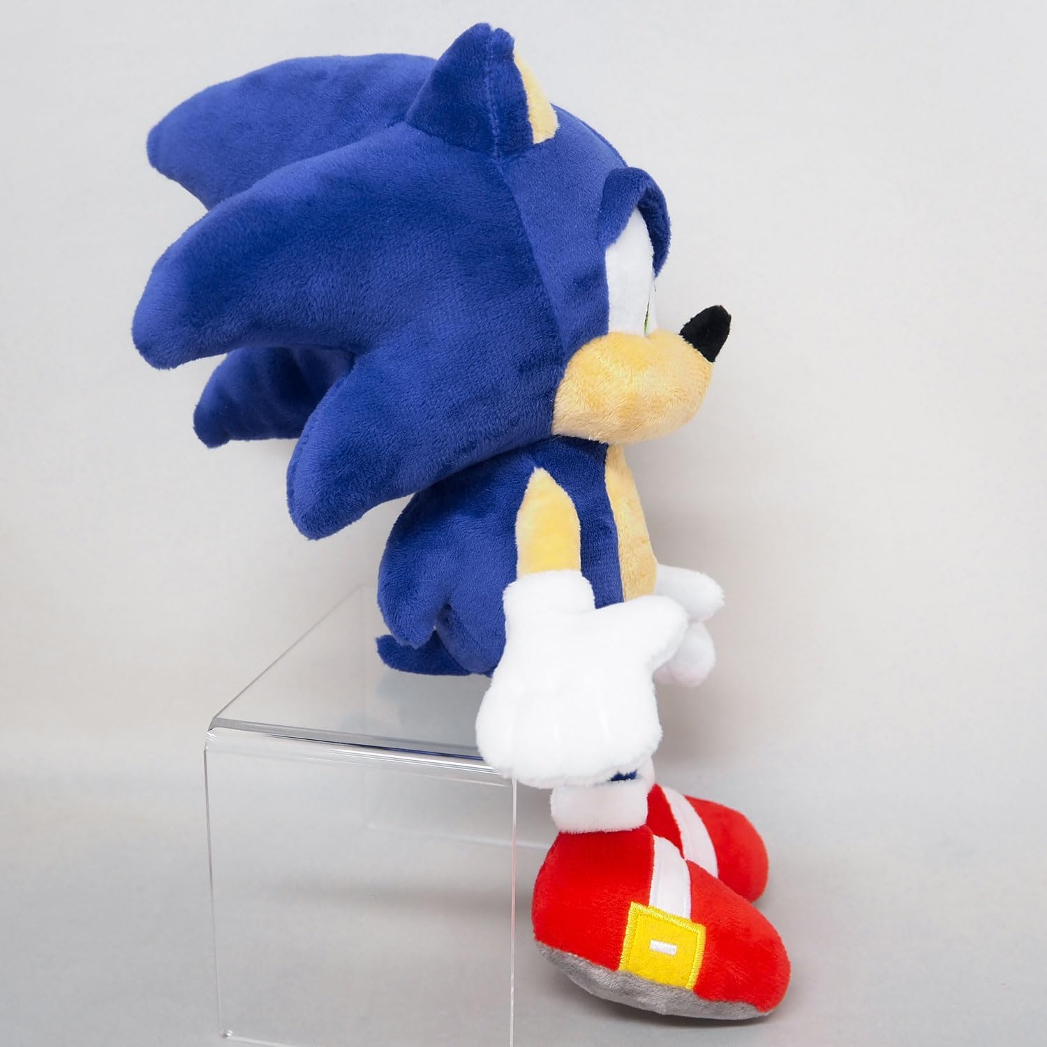 Detalle 2 de サンエイ STH01 ソニック・ザ・ヘッジホッグ ぬいぐるみ Sサイズ 立体的な細部再現