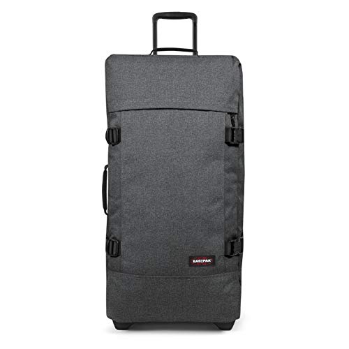 Detalle de Eastpak Tranverz L Koffer 121L – Großer Reisebegleiter mit 2-Fach-System und TSA-Schloss (Black Denim)