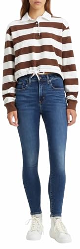 Detalle de Levi's 721 High Rise Skinny Jeans Femme — Blue Wave Dark (23W/28L)