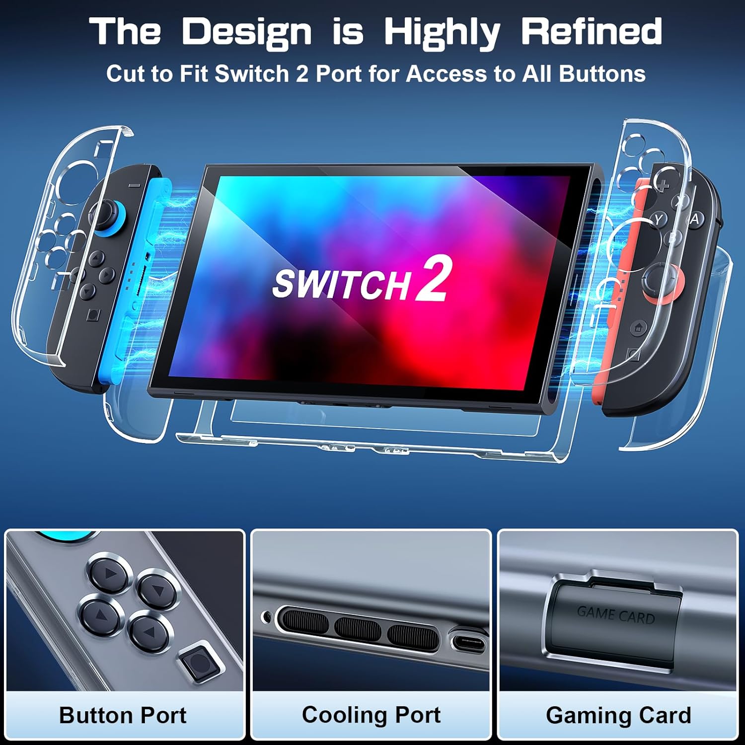 Detalle 2 de Fenolical Accesorios 14 en 1 para Nintendo Switch 2
