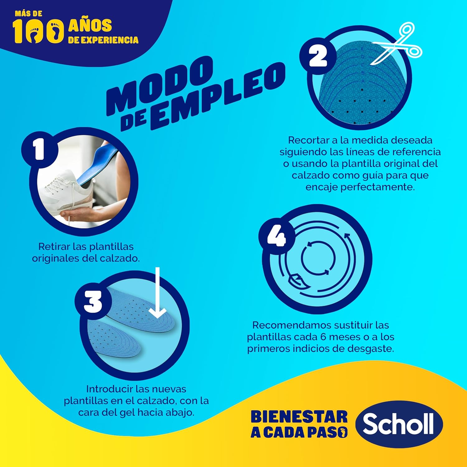 Thumbnail 5 de Scholl GelActiv Plantillas para Hombre, talla 40–46,5 👞