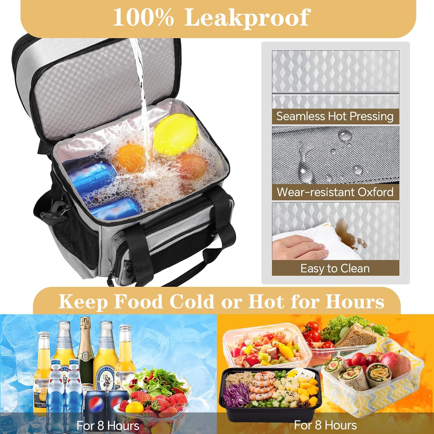Detalle de GLENKEY Insulated Lunch Bag 16L