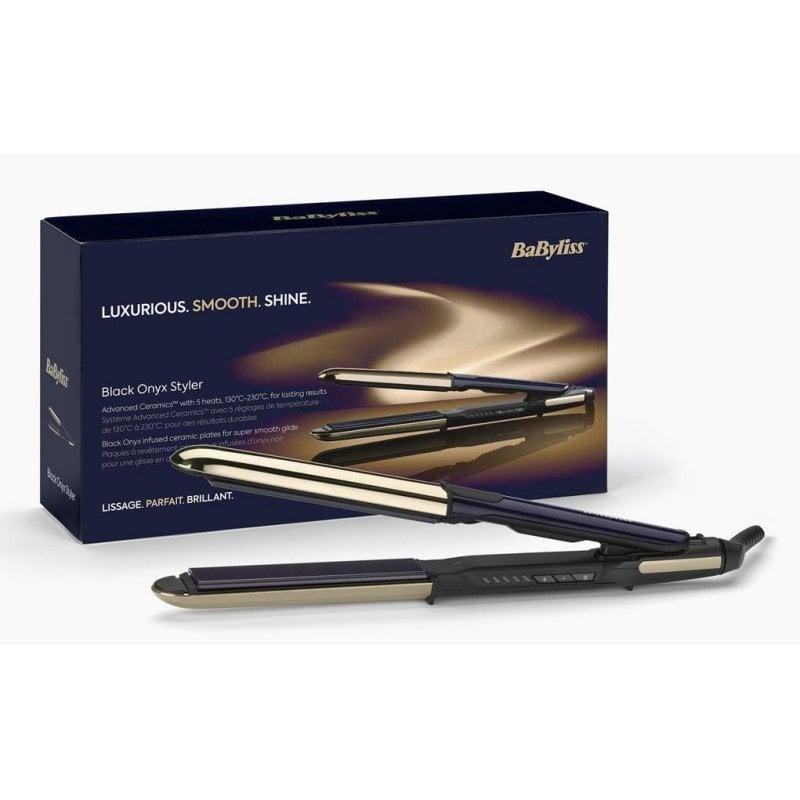 Detalle de Plancha de pelo BaByliss ST484E cerámica 5 temperaturas con cable giratorio