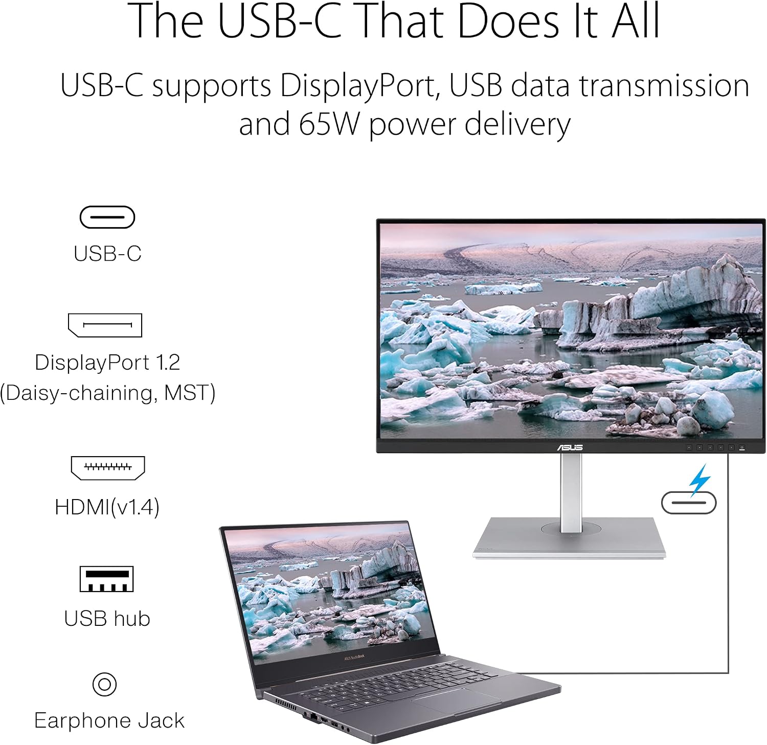 Thumbnail 5 de ASUS ProArt Display PA278CV Professional Monitor – 27-inch
