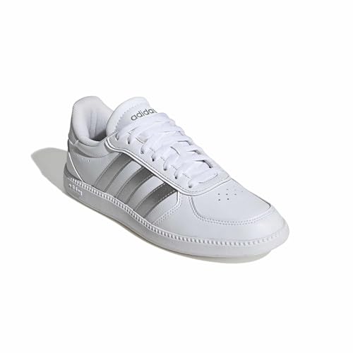Thumbnail 2 de adidas Femme Breaknet Sleek Shoes : sobriété et confort en FTWR White/Silver Met./FTWR White