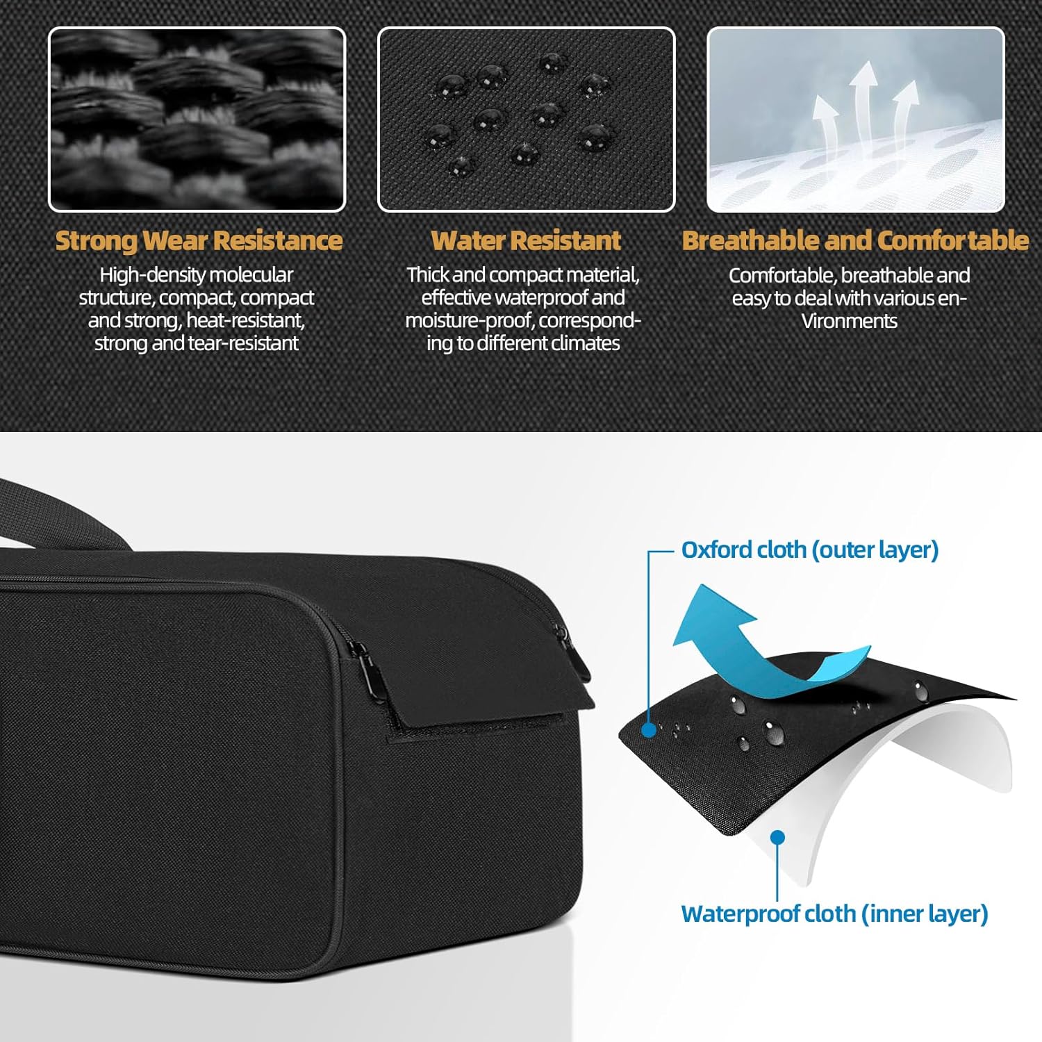 Thumbnail 5 de 102CM Tripod Bag: Durable Carry Case for Camera, Lighting & Audio Gear