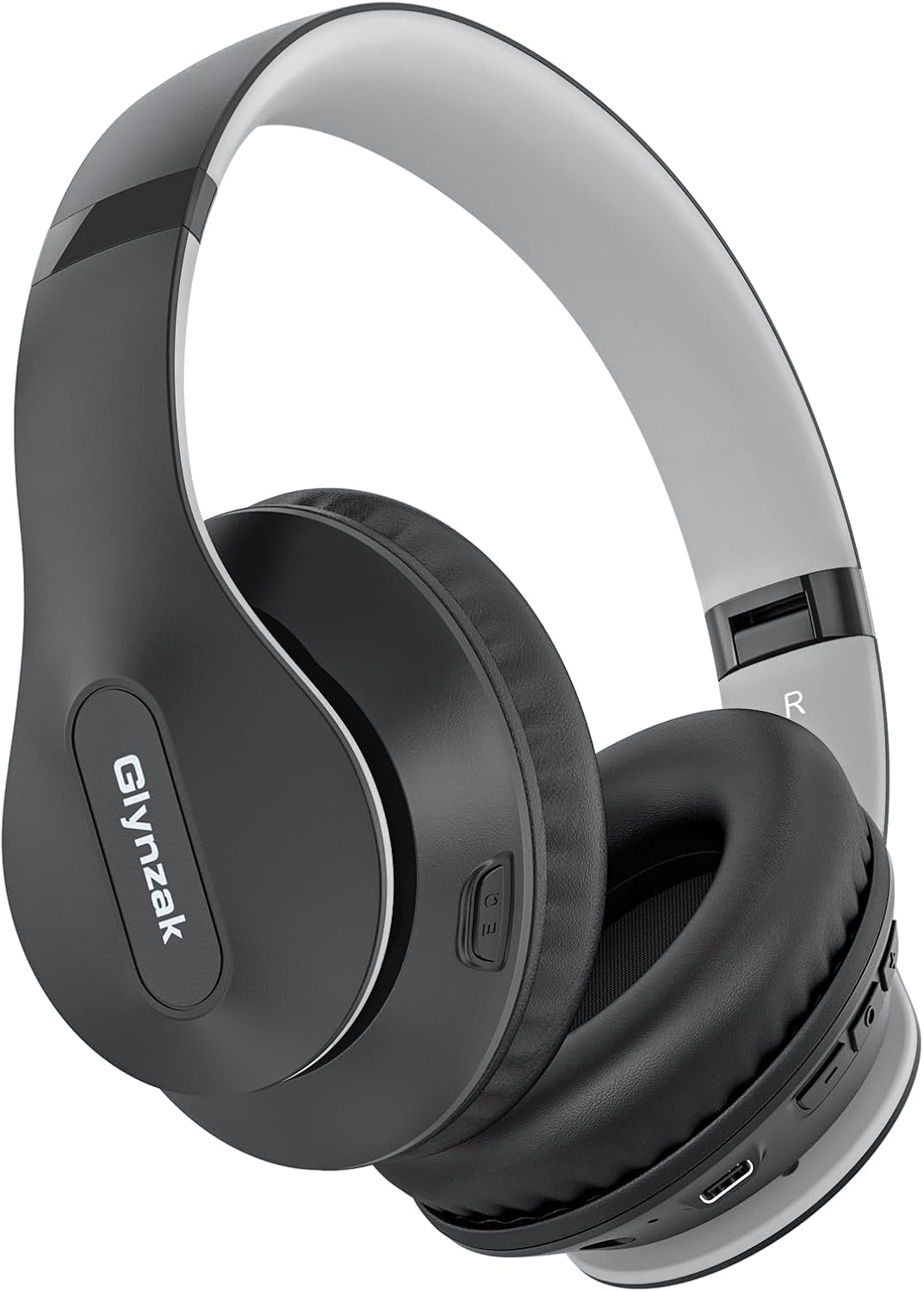 Detalle de Glynzak WH207A Over-Ear Bluetooth Headphones, 65-Hour Playtime, 6 EQ Modes