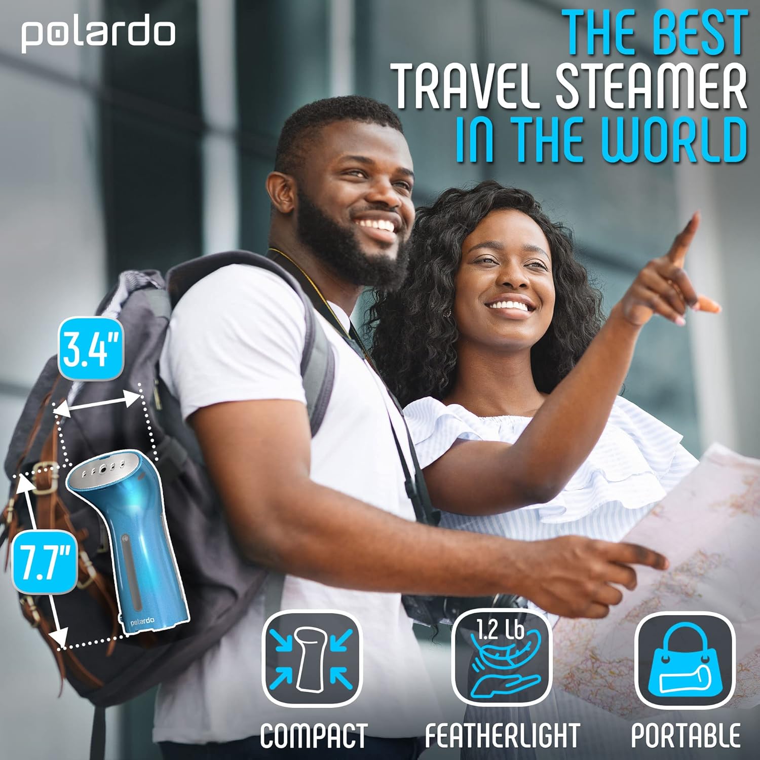 Detalle 2 de Portable Travel Garment Steamer 25s Handheld