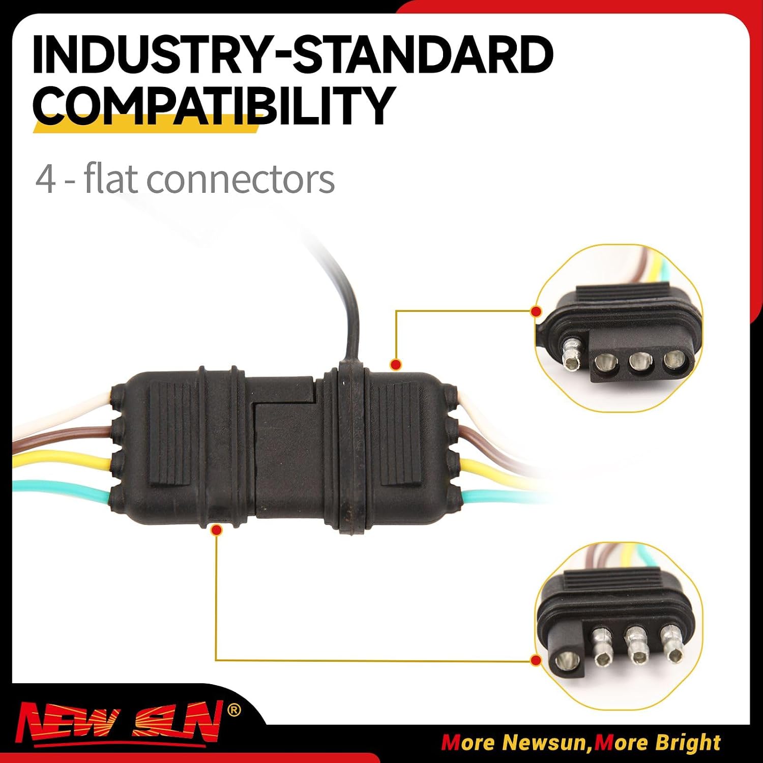 Thumbnail 5 de NEW SUN Trailer Wiring Harness 29FT