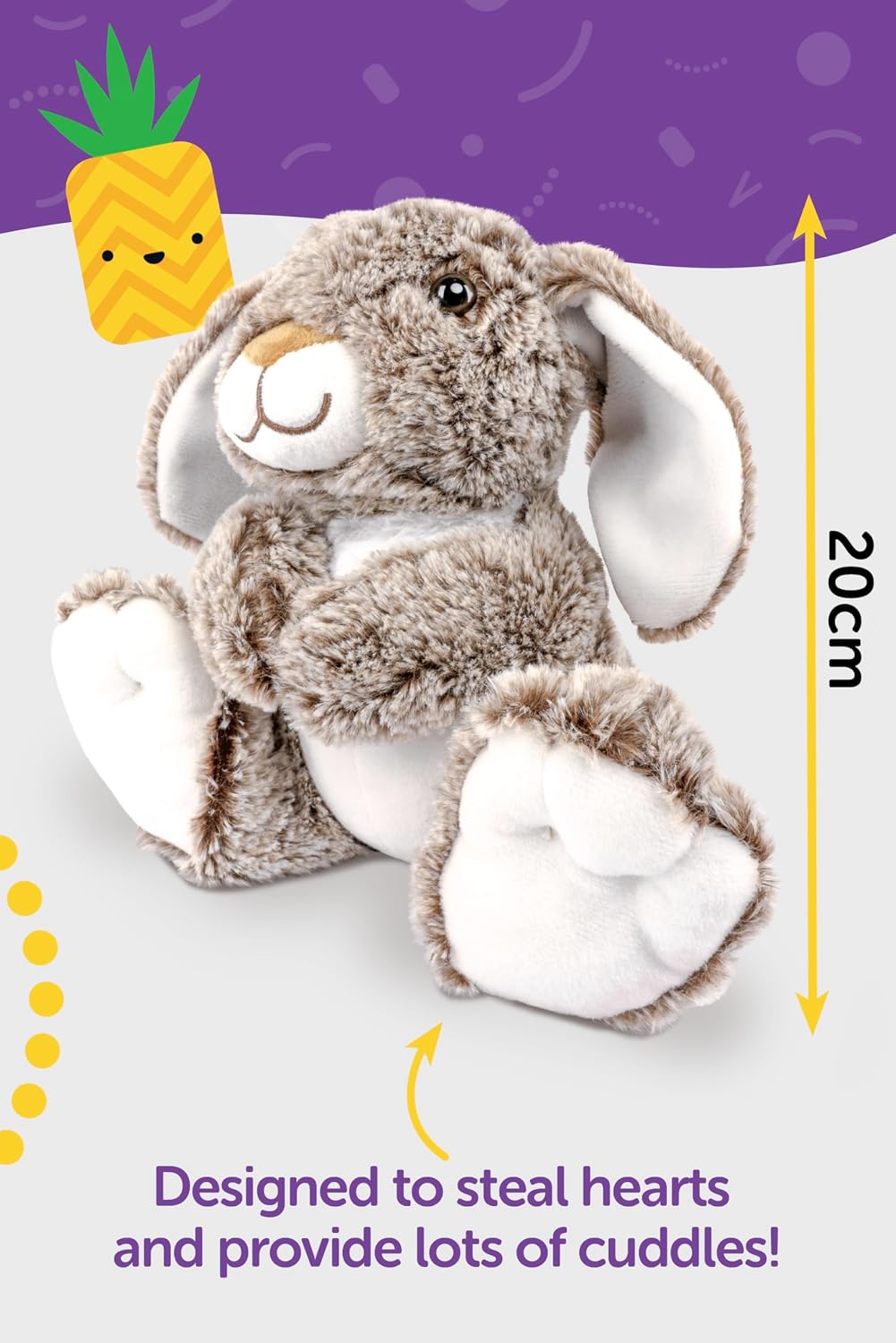 Thumbnail 4 de GOGOPO Sitting Rabbit Plush Toy – 20cm cuddly woodland-inspired companion