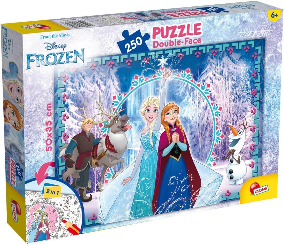 Detalle 2 de Liscianigiochi 52981 – puzzle Disney Kraina lodu, 250 elementów, 50 × 35 cm