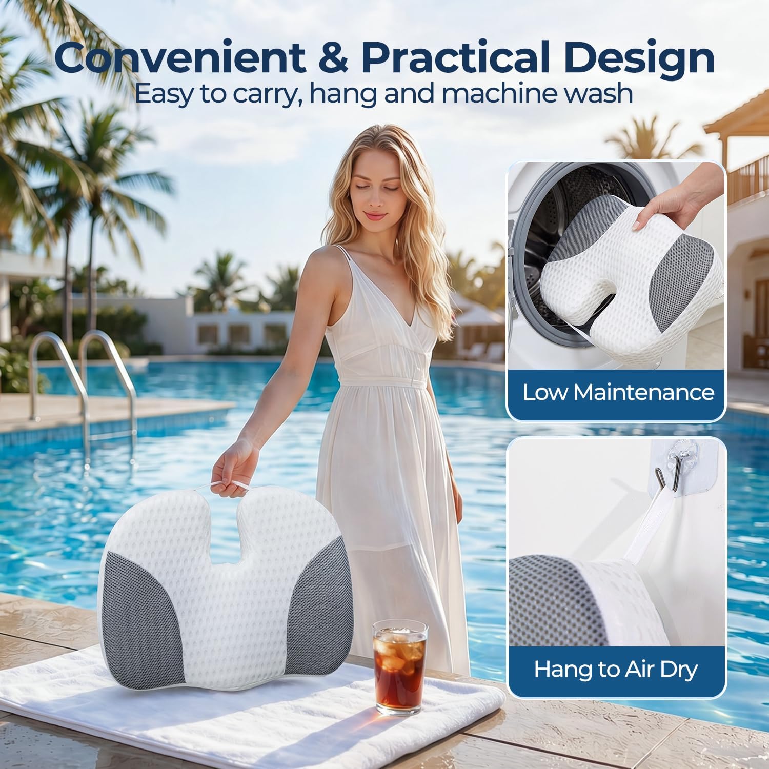 Thumbnail 5 de Idle Hippo Hot Tub Booster Seat, 4D Air Mesh