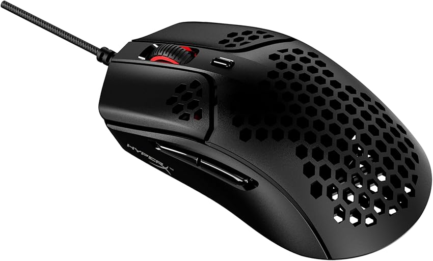 Detalle de HyperX Pulsefire Haste – Ratón para juegos ultraligero 🖱