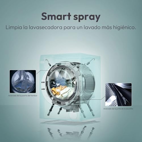 Thumbnail 6 de Candy ProWash&Dry 300 GWD 485S6-S: lavasecadora slim 8/5 kg, vapor y panel Smart Touch